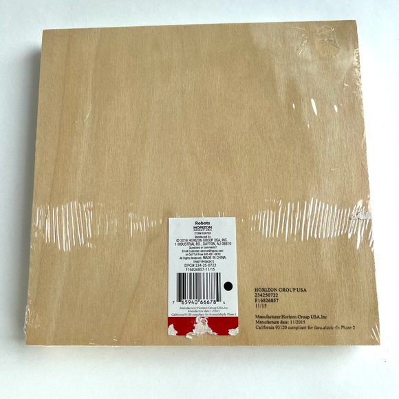 Robot Wooden Lacing Blocks - Picture 4 of 4